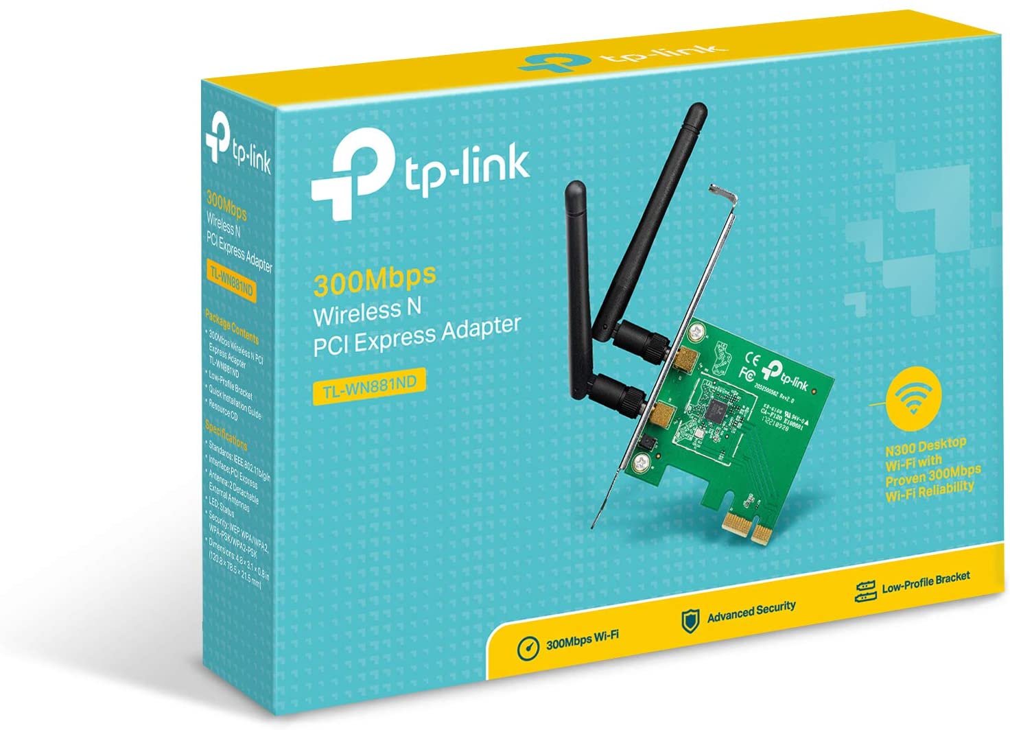 Carte wifi 802.11N TP-LINK TL-WN881ND