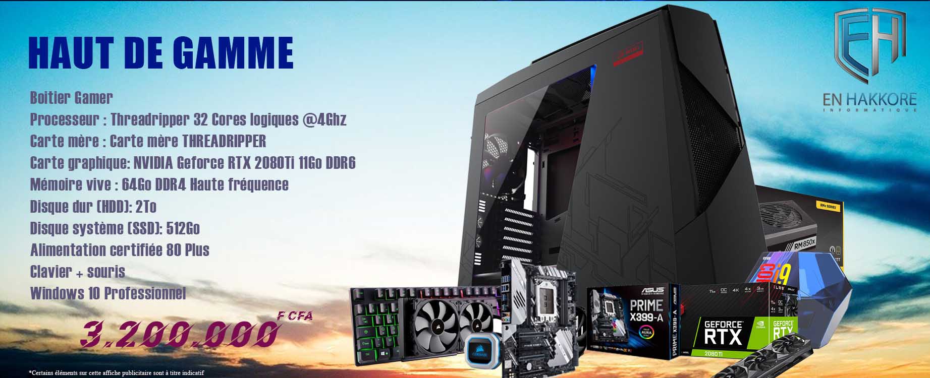 PC Gamer haut de gamme(neuf,sous garantie) Canton Vaud