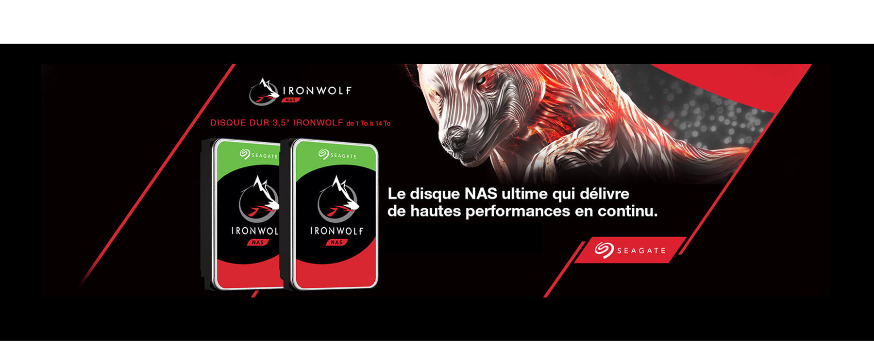 Seagate IronWolf 1 To - Disque dur interne - LDLC
